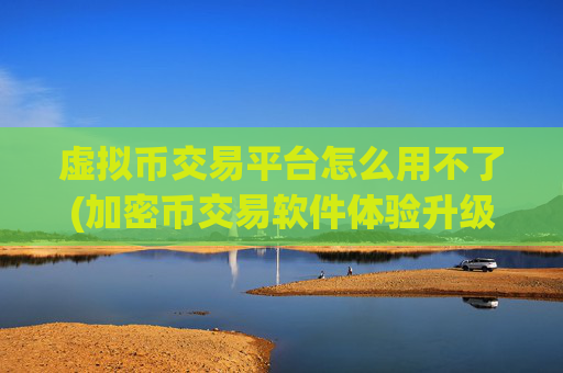 虚拟币交易平台怎么用不了(加密币交易软件体验升级)