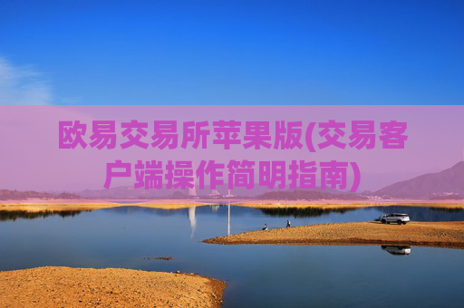 欧易交易所苹果版(交易客户端操作简明指南)