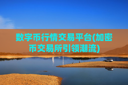 数字币行情交易平台(加密币交易所引领潮流)