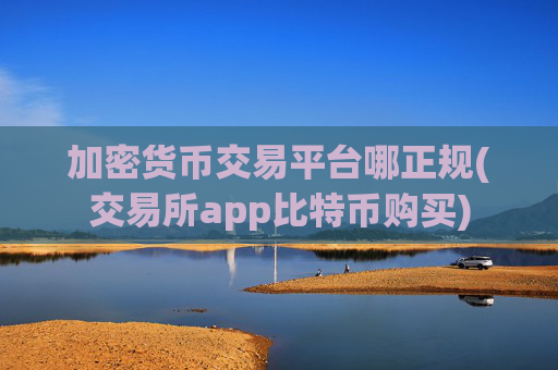 加密货币交易平台哪正规(交易所app比特币购买)
