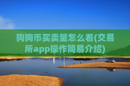 狗狗币买卖量怎么看(交易所app操作简易介绍)