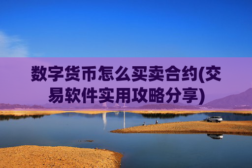 数字货币怎么买卖合约(交易软件实用攻略分享)