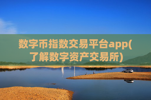数字币指数交易平台app(了解数字资产交易所)