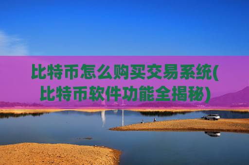 比特币怎么购买交易系统(比特币软件功能全揭秘)