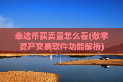泰达币买卖量怎么看(数字资产交易软件功能解析)