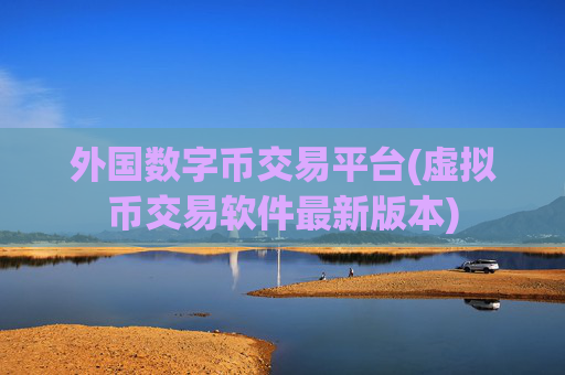 外国数字币交易平台(虚拟币交易软件最新版本)