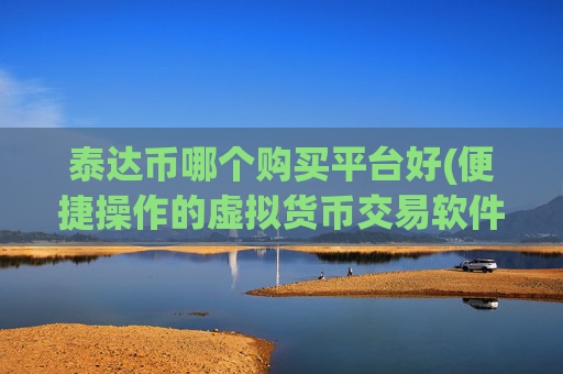 泰达币哪个购买平台好(便捷操作的虚拟货币交易软件)