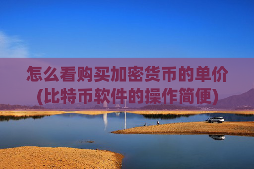 怎么看购买加密货币的单价(比特币软件的操作简便)