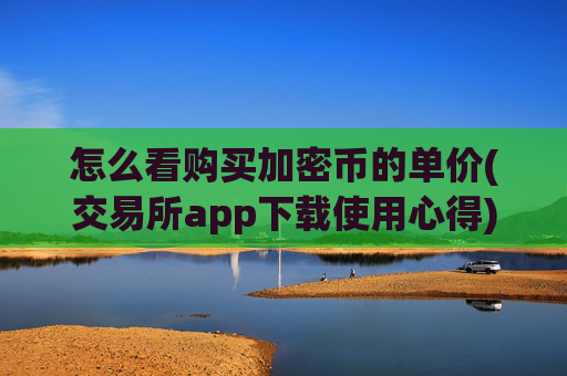 怎么看购买加密币的单价(交易所app下载使用心得)