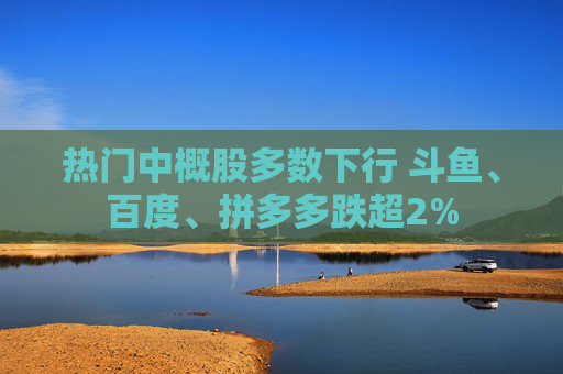 热门中概股多数下行 斗鱼、百度、拼多多跌超2%