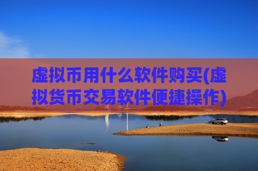虚拟币用什么软件购买(虚拟货币交易软件便捷操作)