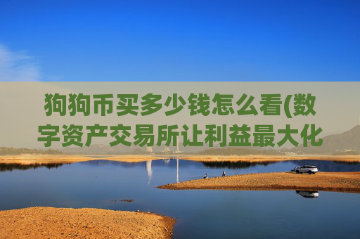 狗狗币买多少钱怎么看(数字资产交易所让利益最大化)