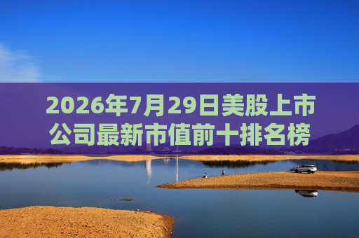 2026年7月29日美股上市公司最新市值前十排名榜