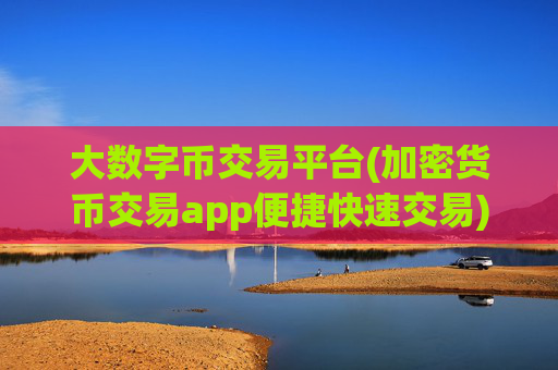 大数字币交易平台(加密货币交易app便捷快速交易)
