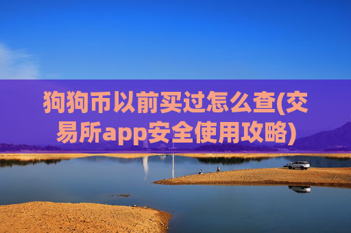 狗狗币以前买过怎么查(交易所app安全使用攻略)