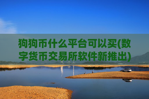 狗狗币什么平台可以买(数字货币交易所软件新推出)