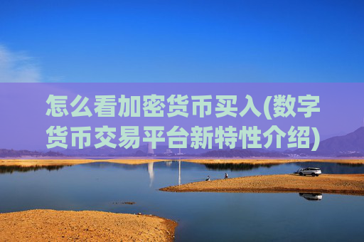 怎么看加密货币买入(数字货币交易平台新特性介绍)