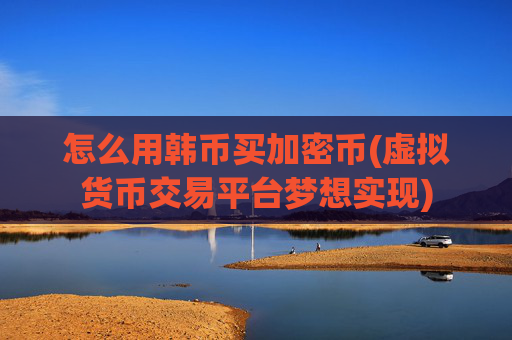 怎么用韩币买加密币(虚拟货币交易平台梦想实现)
