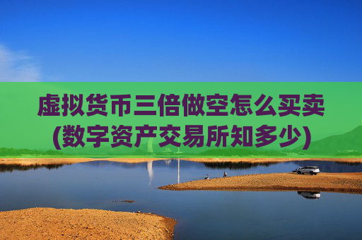 虚拟货币三倍做空怎么买卖(数字资产交易所知多少)