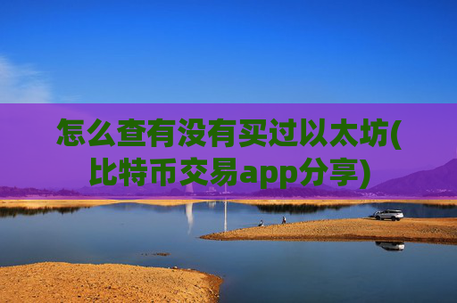 怎么查有没有买过以太坊(比特币交易app分享)