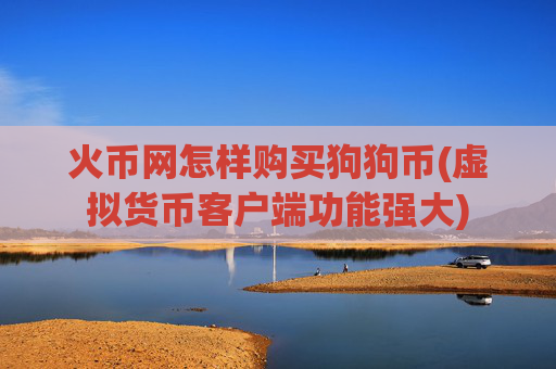 火币网怎样购买狗狗币(虚拟货币客户端功能强大)
