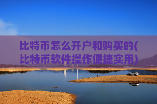 比特币怎么开户和购买的(比特币软件操作便捷实用)