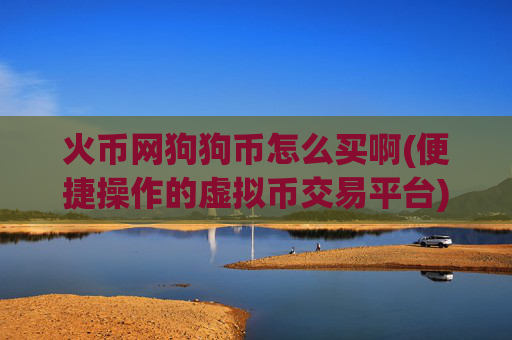 火币网狗狗币怎么买啊(便捷操作的虚拟币交易平台)