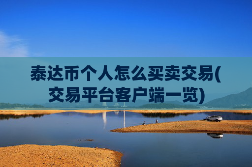 泰达币个人怎么买卖交易(交易平台客户端一览)