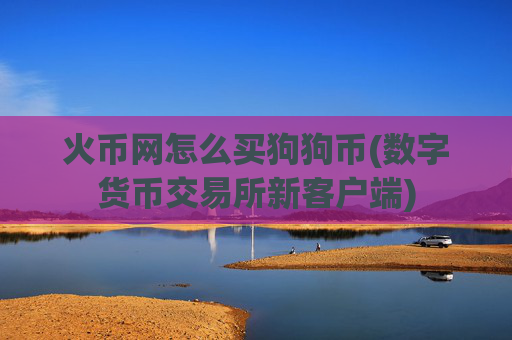 火币网怎么买狗狗币(数字货币交易所新客户端)