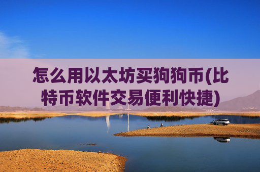 怎么用以太坊买狗狗币(比特币软件交易便利快捷)