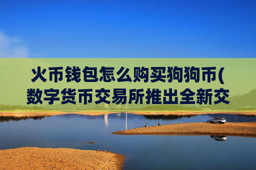 火币钱包怎么购买狗狗币(数字货币交易所推出全新交易平台)