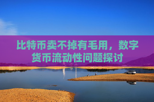 比特币卖不掉有毛用,数字货币流动性问题探讨