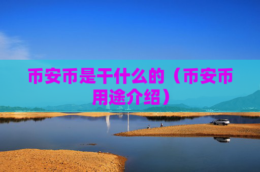 币安币是干什么的(币安币用途介绍)