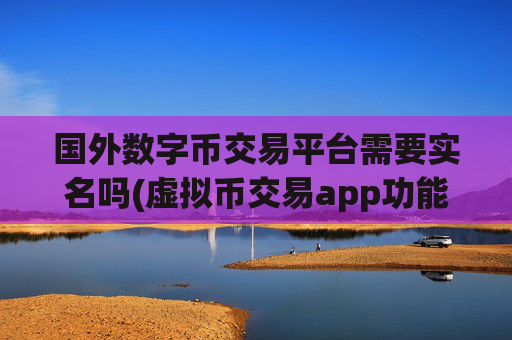 国外数字币交易平台需要实名吗(虚拟币交易app功能评测)