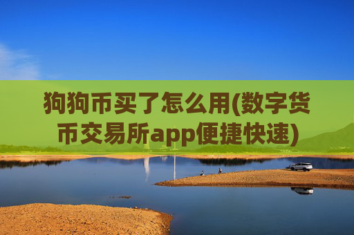 狗狗币买了怎么用(数字货币交易所app便捷快速)