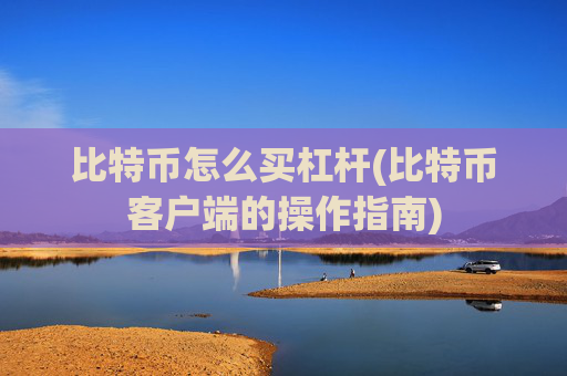 比特币怎么买杠杆(比特币客户端的操作指南)