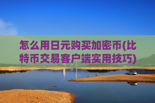 怎么用日元购买加密币(比特币交易客户端实用技巧)