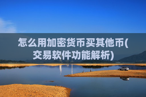 怎么用加密货币买其他币(交易软件功能解析)