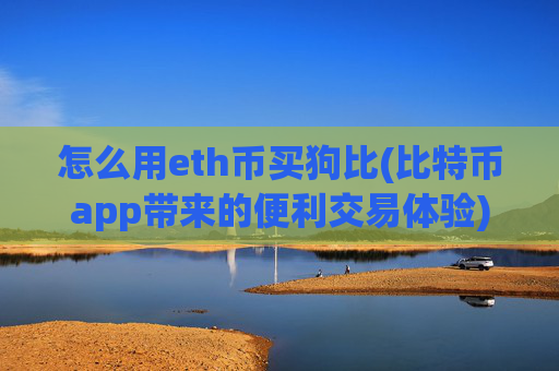 怎么用eth币买狗比(比特币app带来的便利交易体验)