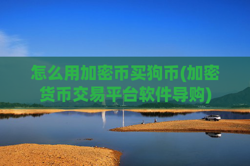 怎么用加密币买狗币(加密货币交易平台软件导购)