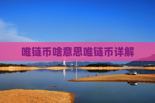 唯链币啥意思唯链币详解