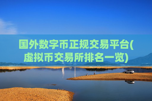 国外数字币正规交易平台(虚拟币交易所排名一览)