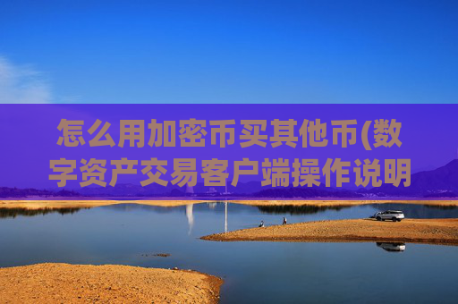 怎么用加密币买其他币(数字资产交易客户端操作说明)