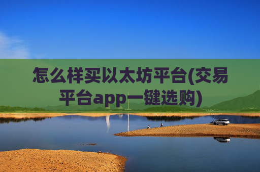 怎么样买以太坊平台(交易平台app一键选购)