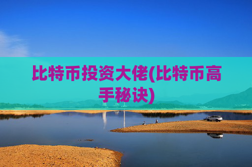 比特币投资大佬(比特币高手秘诀)