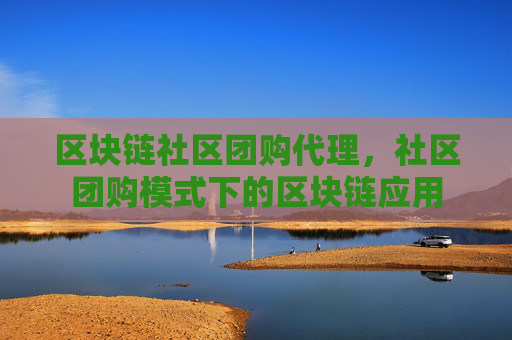 区块链社区团购代理,社区团购模式下的区块链应用