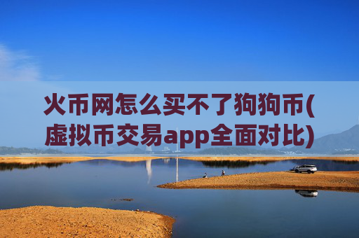 火币网怎么买不了狗狗币(虚拟币交易app全面对比)