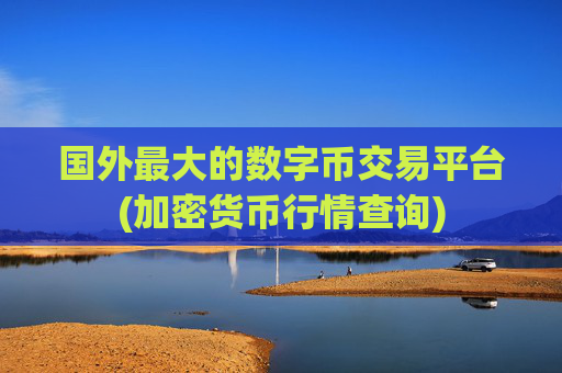 国外最大的数字币交易平台(加密货币行情查询)