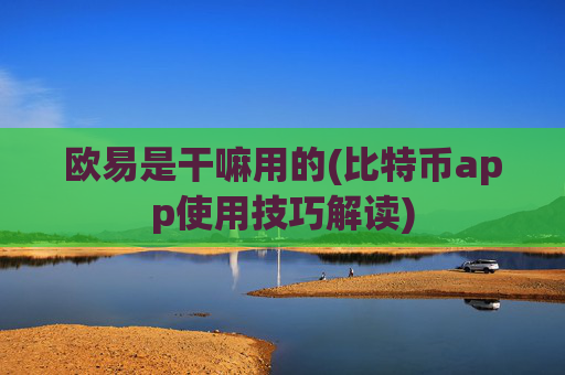 欧易是干嘛用的(比特币app使用技巧解读)