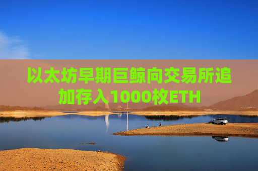 以太坊早期巨鲸向交易所追加存入1000枚ETH